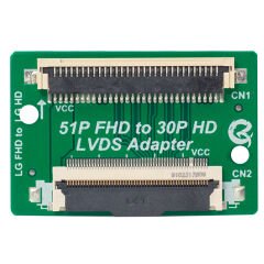 Lcd Panel Flexi Repair 51P FHD TO 30P HD Lvds Adaptor FHD TO HD For LG QK0805A