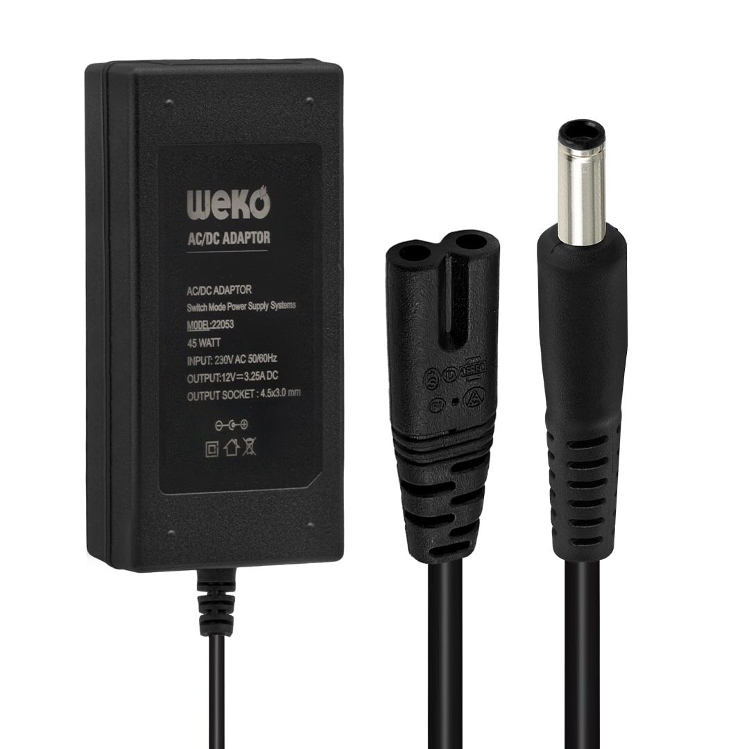 Weko 12 Volt 3.25 Amper 4.5x3.0mm Uçlu Notebook Adaptör