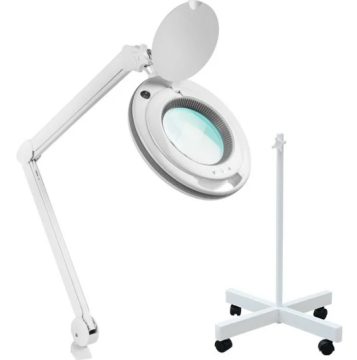 6017 Ayaklı ve Masaüstü Ayarlanabilir Işık Seviyeli Büyüteç (5X)