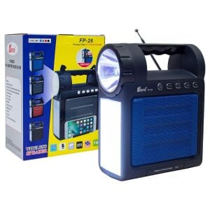Magicvoice FP-26 USB-SD-FM-Bluetooth Destekli Fenerli Taşınabilir Hoparlör