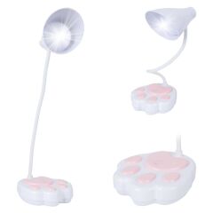 PowerMaster JF-1623 20 LED'li 2.5 Watt Şarjlı Esnek Masa Lambası (OM-114) - Dokunmatik ve USB Şarjlı