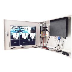 Novacom 45x35x10 Cm Dik Tip Gri Monitör Takılabilen Dvr Kabini