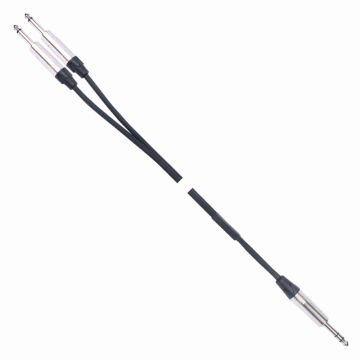 MagicVoice LD390B 3 Metre 6.35mm Stereo Jak (TS) - 2x6.35mm Mono Jak (TS) Ses Kablosu