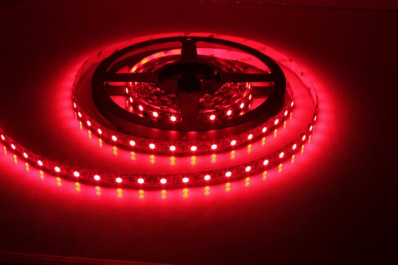Şerit Led Silikonlu Kırmızı - 5Metre