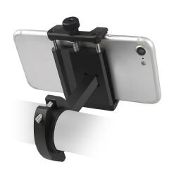 Powerway MT15 Motosiklet Bisiklet Scooter İçin Dayanıklı Gidon Uyumlu CNC Alüminyum Telefon Tutucu