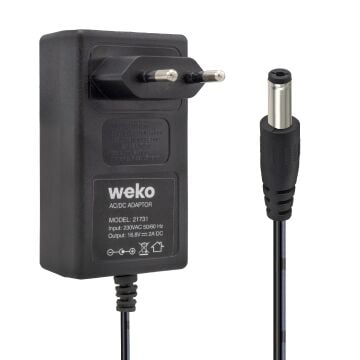 Weko 16.8 Volt - 2 Amper Ledli̇ Pri̇z Ti̇pi̇ 5.5*2.5  Uçlu Şarj Adaptörü