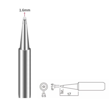 Bakon 900M-T-1.6D Lehimleme Havya Ucu 10lu