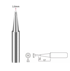 Bakon 900M-T-1.6D Lehimleme Havya Ucu 10lu