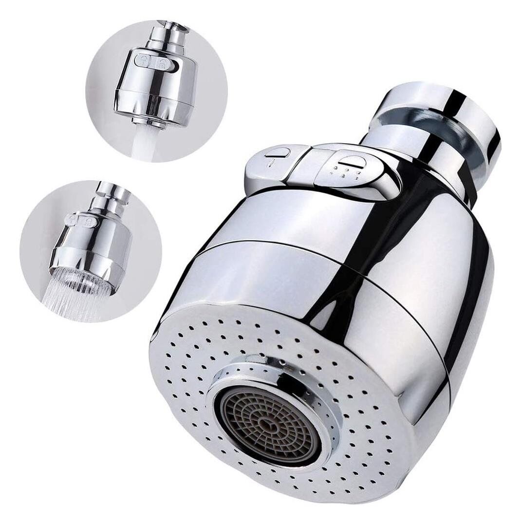 Sunup SN-27114 2 Kademeli Tasarruflu Musluk Başlığı 360 Derece