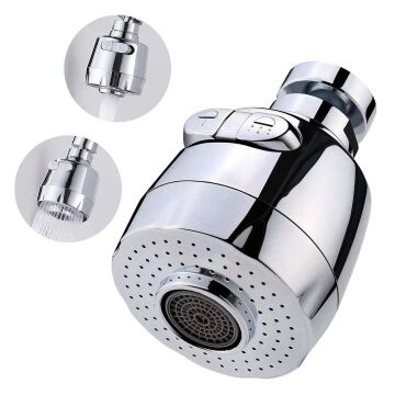 Sunup SN-27114 2 Kademeli Tasarruflu Musluk Başlığı 360 Derece