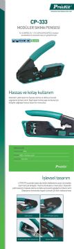 Proskit Cp-333 Modüler Sıkma Pensesi