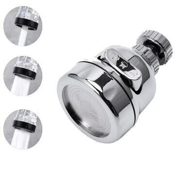 Sunup SN-27115 3 Kademeli Tasarruflu Musluk Başlığı 360 Derece