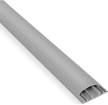 Powermaster 50X12 Mm Pvc Balık Sırtı Yapışkansız Kablo Kanalı (2 Metre Fiyatı)