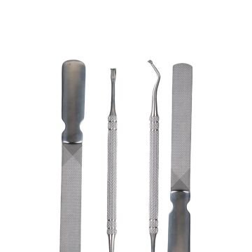 Sunup SN-27098 Paslanmaz Çelik 4in1 Tırnak Bakım Seti