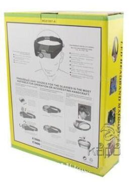 Mg-81007-A Led Işıklı Kafa Büyüteci 5.8X Zoom
