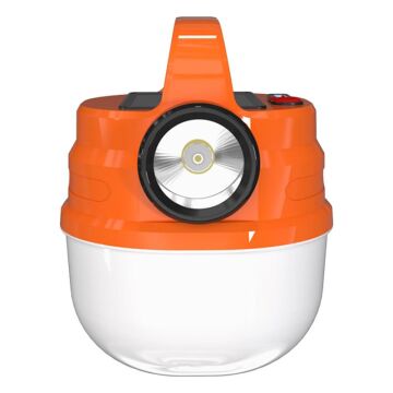 POWERMASTER HB-V70 ÇİFT IŞIKLI 50 WATT ŞARJ EDİLEBİLİR KAMP FENERİ