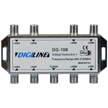 Powermaster 5-2050 Mhz 1/8 Uydu Anten Dağıtıcı / Çoğaltıcı Diseqc Switch