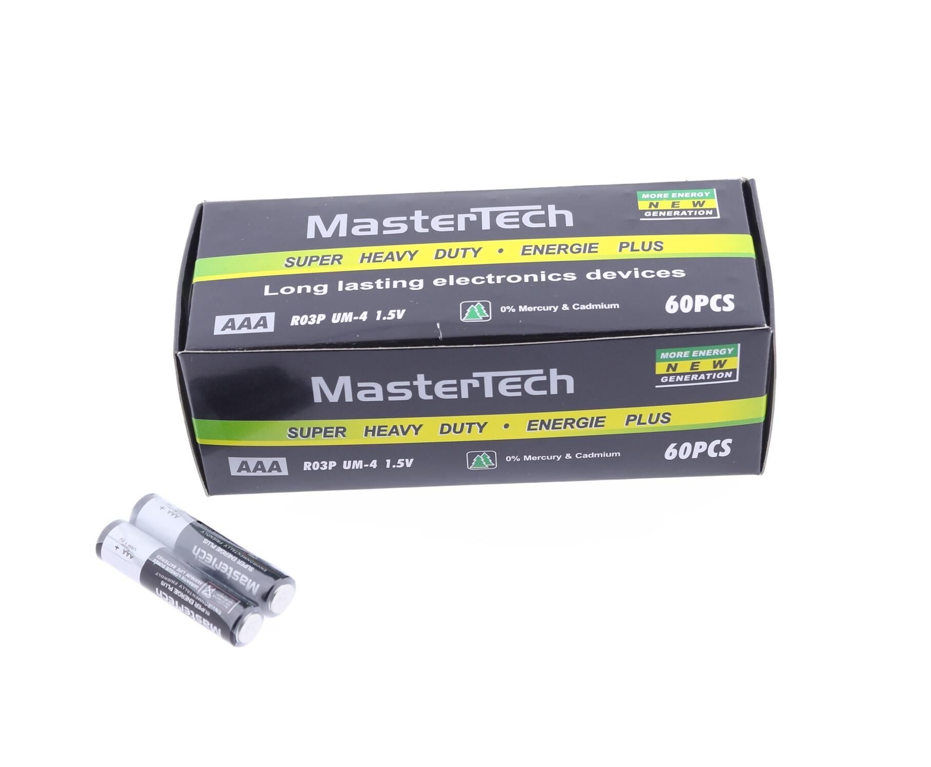 Mastertech AAA 1.5v İnce Kalem Pil 60*lık Paket R03P UM-4
