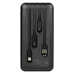 Powerway TX108 Dijital Göstergeli 4 Çıkışlı 10000 Mah Powerbank Siyah