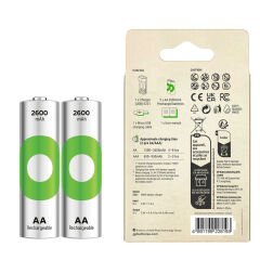 Gp Recyko E221 2*2600 mAh R6 AA Pilli Şarj Cihazı (GP-E221/270AHCER21-2GTLB2)