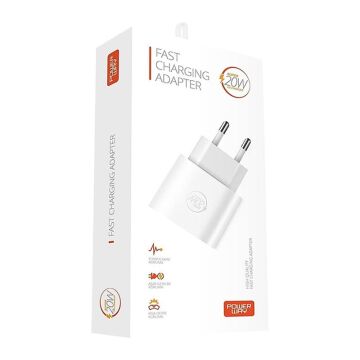Powerway RX20 PD 20 Watt iPhone Type-C Hızlı Şarj Başlığı