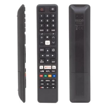 Toshiba  CT-8053 Netflix Tuşlu Siyah Lcd/Led Tv Kumandası
