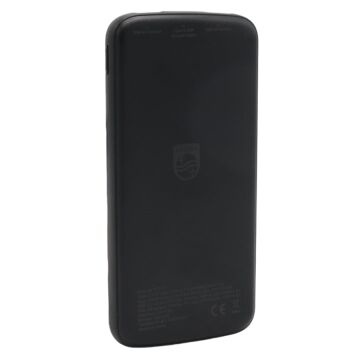 Philips DLP7712CB 10.000mAh PD Hızlı Şarj Dijital Ekranlı Siyah Powerbank