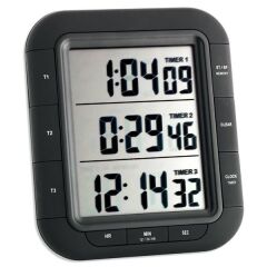 TFA 38.2023 'Triple XL' Üç Ekranlı Dijital Zamanlayıcı