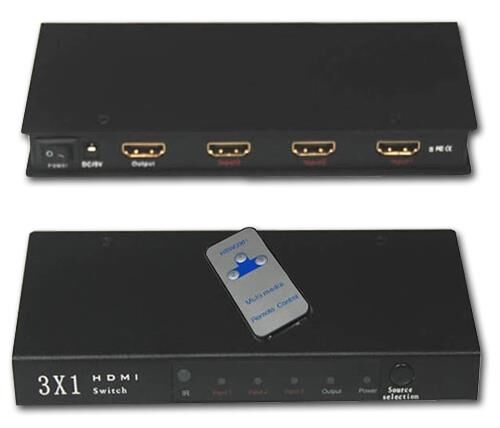Hdmi Switch Splitter 3X1 Kumandalı