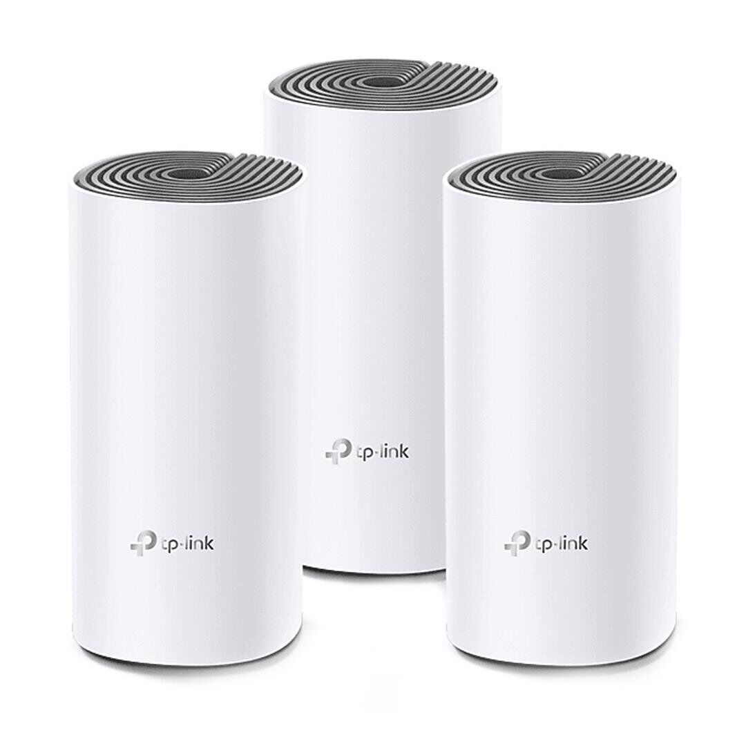 TP-Link AC1200 Deco E4 1200Mbps Mesh WIFI Sistemi (Üçlü)
