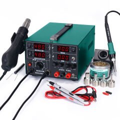 Prolink P-53 D5A Dijital Sıcak Hava Üfleme ve Havya İstasyon Seti