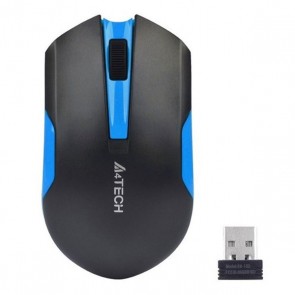 A4 TECH G3-200N V-TRACK KABLOSUZ USB MOUSE SİYAH-MAVİ