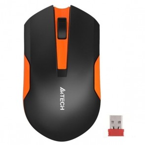 A4 TECH G3-200N V-TRACK KABLOSUZ USB MOUSE SİYAH-TURUNCU