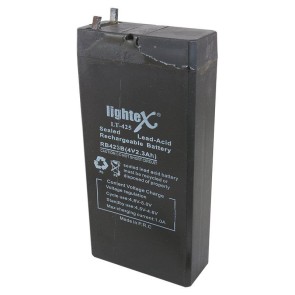 LIGHTEX LT-425 4 VOLT - 2.5 AMPER AKÜ (100 X 50 X 20 MM)