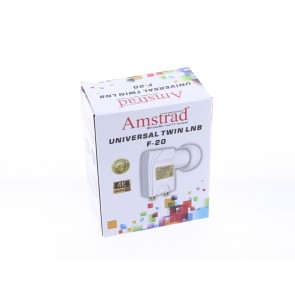 Amstrad F-20 Twin Çiftli Lnb 4K Ultra HD