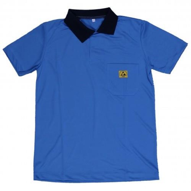 Antistatik (ESD) T-Shirt - Polo Yaka Polyester