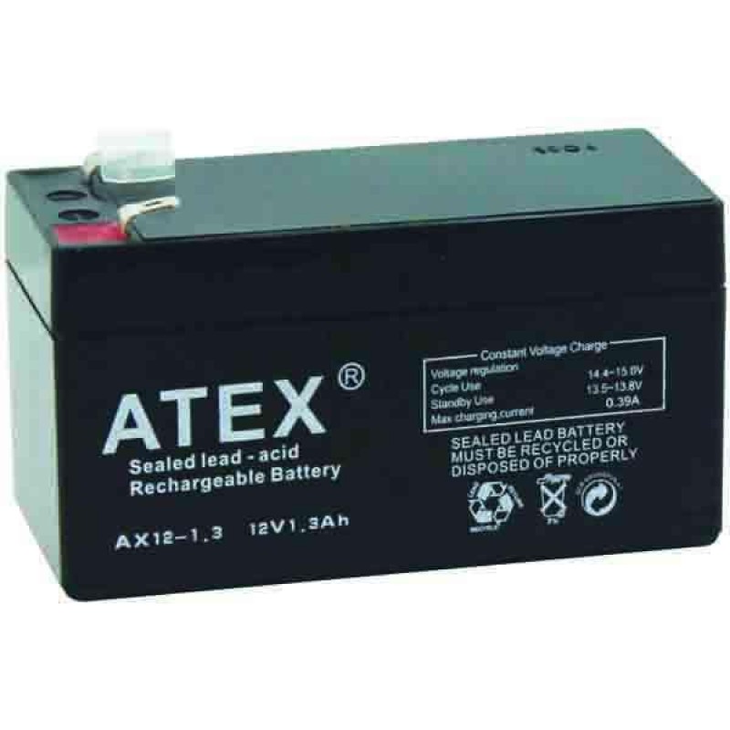 Atex AX-1213 12V-1.3A Akü