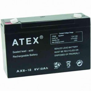 Atex AX-6120 6V-12A Akü 