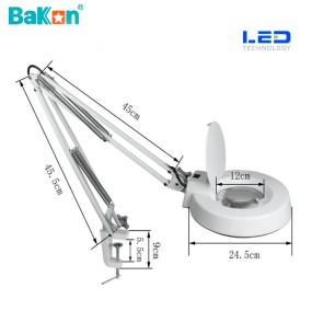 Bakon BK500C LED 3X Akrobat Büyüteç