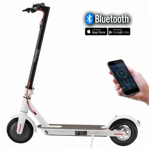 Citymate Plus 350Watt Elektrikli Scooter 8.5 inch Teker Bluetooth Beyaz