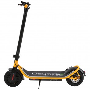 Citymate Pro 500 Watt Elektrikli Scooter 10 inch Şişme Teker Bluetooth Sarı