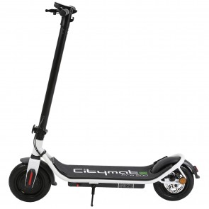 Citymate Pro 500 Watt Elektrikli Scooter 10 inch Şişme Teker Bluetooth Beyaz