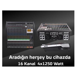 DDS DPX-PRO16 4X1250 WATT 16 KANAL POWER MIXER