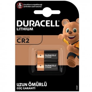 DURACELL CR2 3 VOLT LİTYUM PİL (2Lİ PAKET)