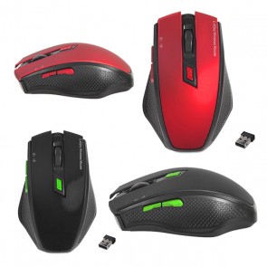 EVEREST SMW-777 USB 2.4GHZ OPTİK KABLOSUZ MOUSE (KIRMIZI*SİYAH)