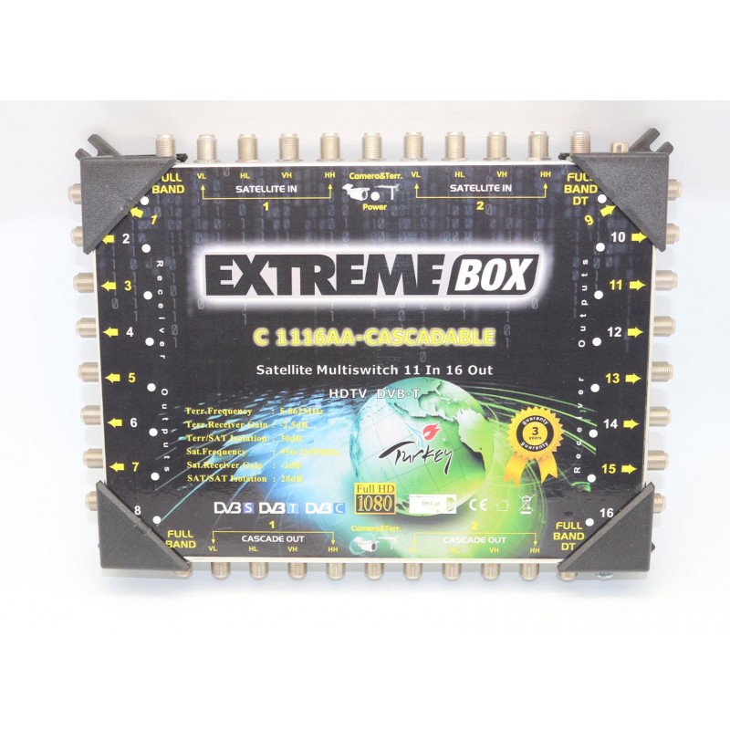 Extremebox 11x16 Kaskatlı Santral (Multiswitch)