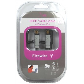 Fireware IEEE 1394 Kablo 4pin-4pin Altın Kaplama 1.5M