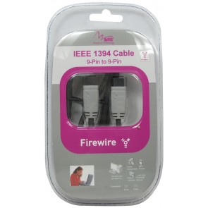 Fireware IEEE 1394 Kablo 9pin-9pin Altın Kaplama 1.5M