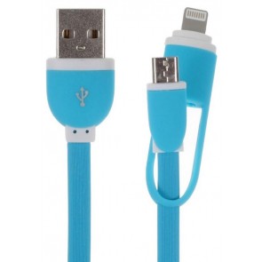 Gblue GX10 Micro USB / İphone Hızlı Şarj ve Data Kablosu 2in1