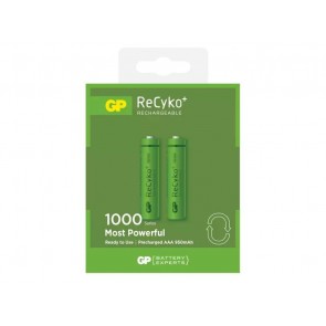 GP ReCyko+ 1000 Mah Şarj Edilebilir AAA Pil 2'li Paket